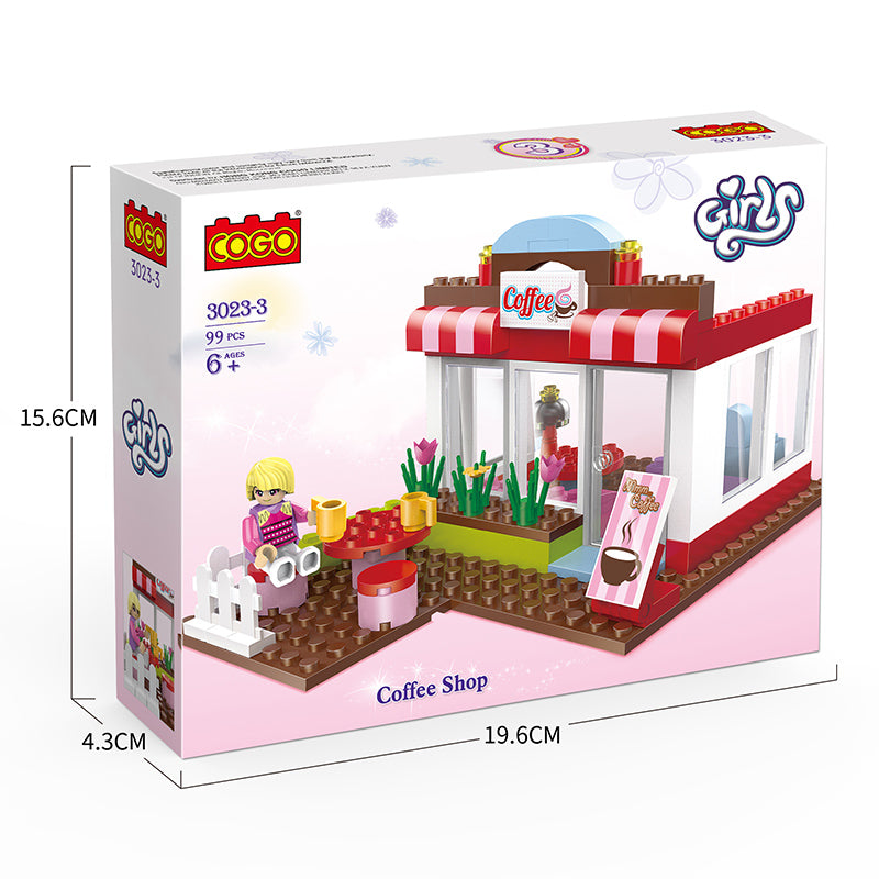 COGO Eight Building Block Toys For Girls