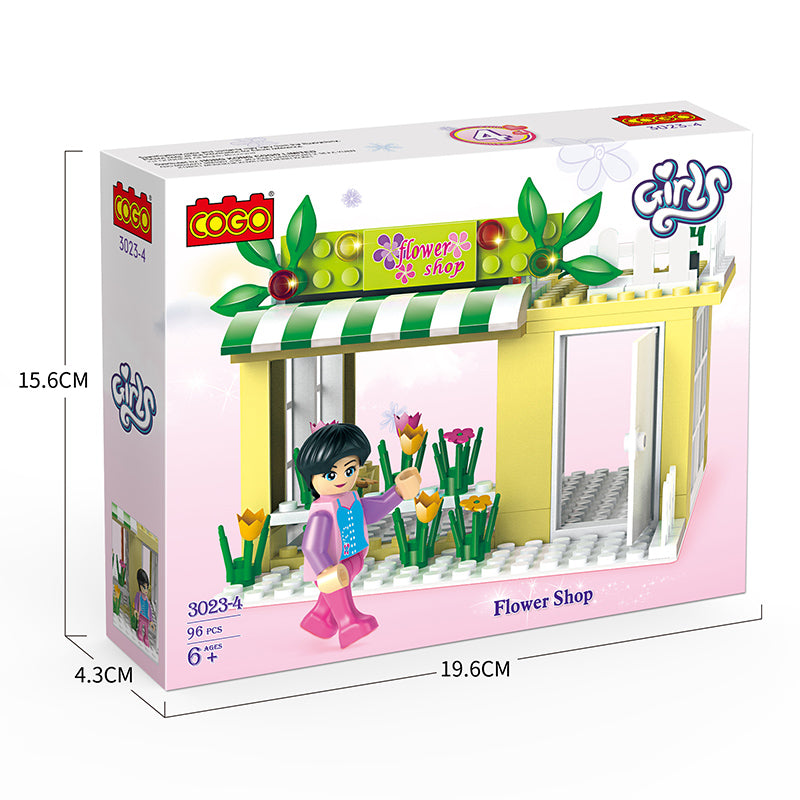 COGO Eight Building Block Toys For Girls
