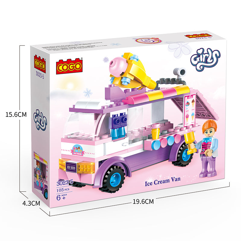 COGO Eight Building Block Toys For Girls