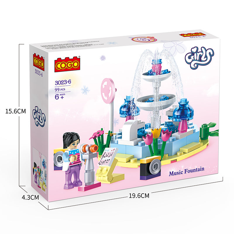 COGO Eight Building Block Toys For Girls