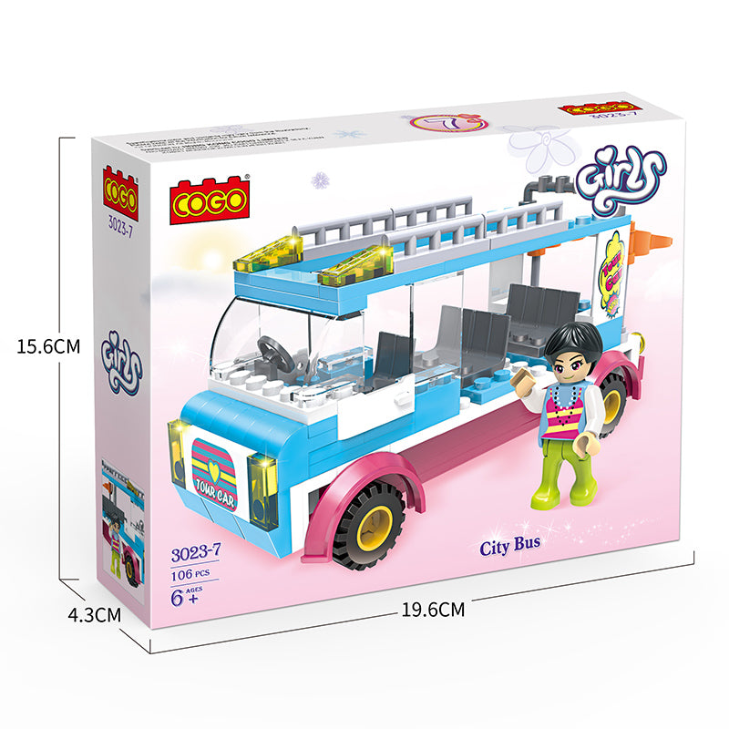 COGO Eight Building Block Toys For Girls