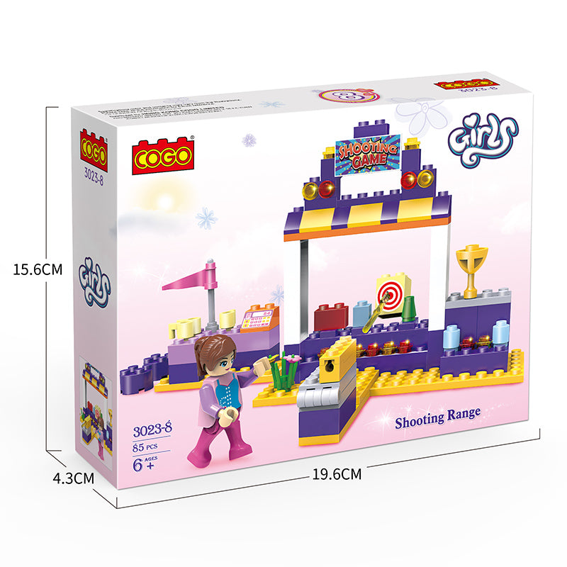 COGO Eight Building Block Toys For Girls