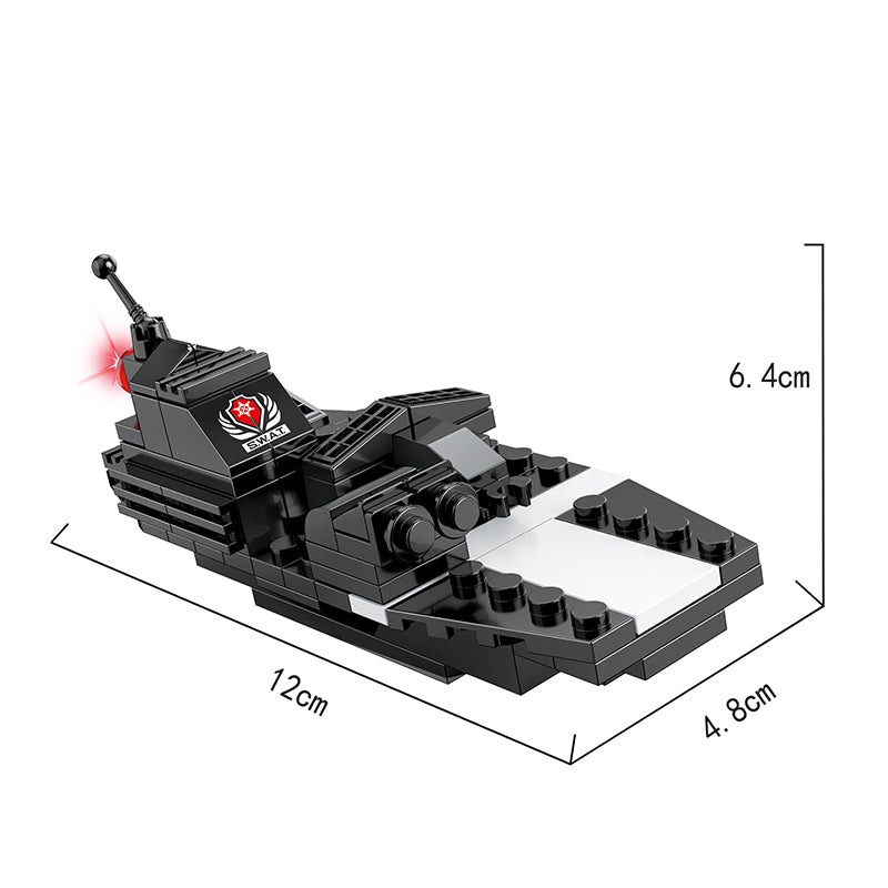 COGO 733PCS Eight Types Of City Swat Building Block Toys