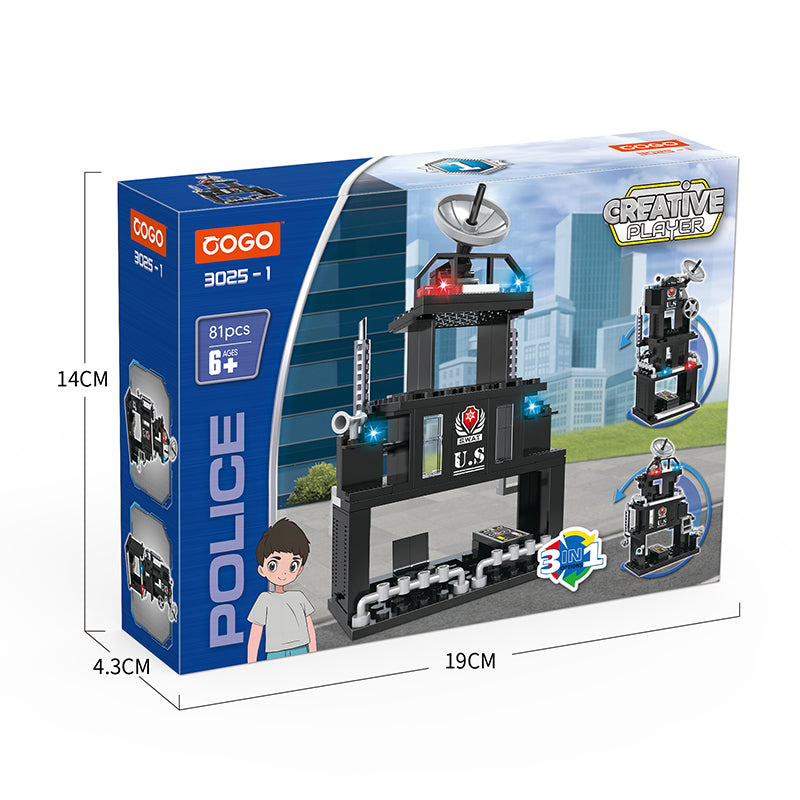 COGO 733PCS Eight Types Of City Swat Building Block Toys