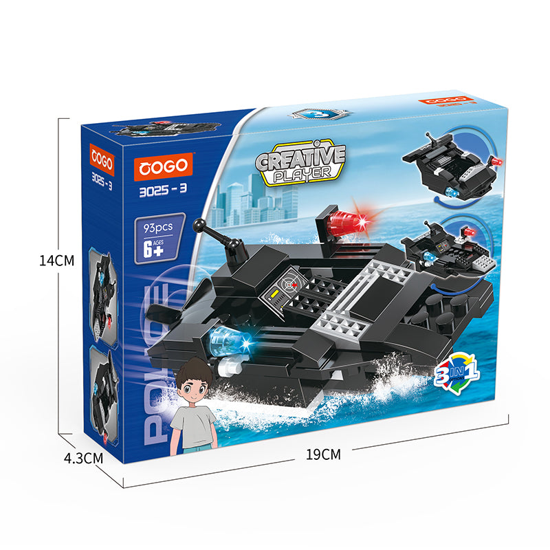 COGO 733PCS Eight Types Of City Swat Building Block Toys