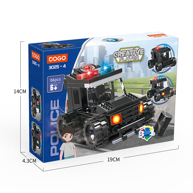 COGO 733PCS Eight Types Of City Swat Building Block Toys