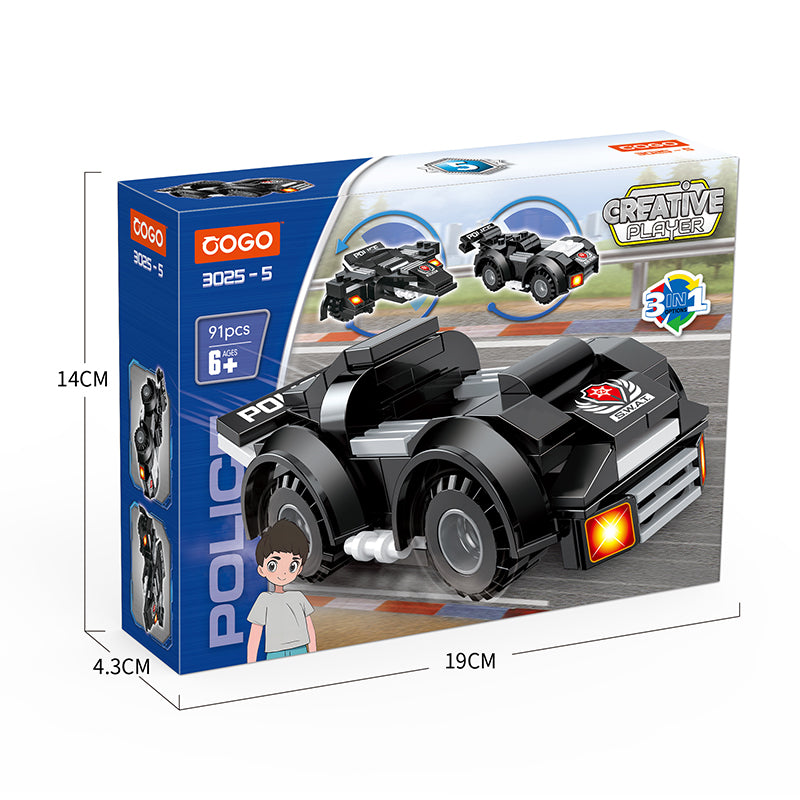 COGO 733PCS Eight Types Of City Swat Building Block Toys