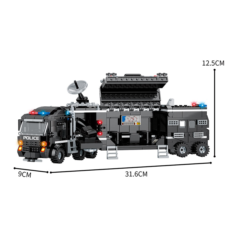 COGO 733PCS Eight Types Of City Swat Building Block Toys
