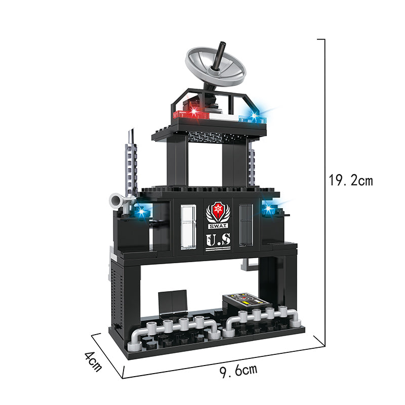 COGO 733PCS Eight Types Of City Swat Building Block Toys