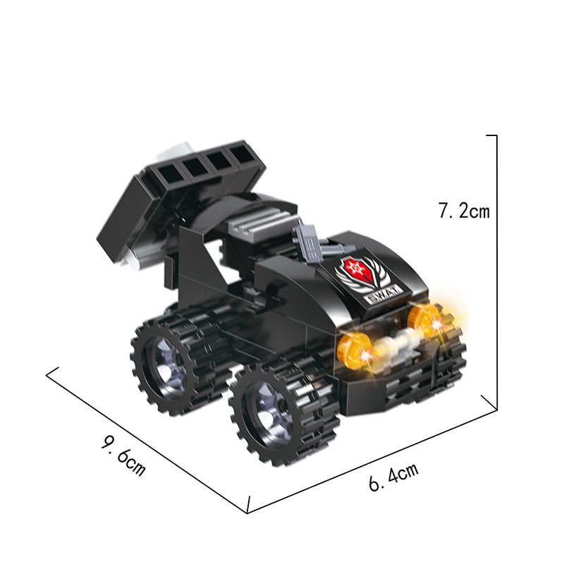 COGO 733PCS Eight Types Of City Swat Building Block Toys