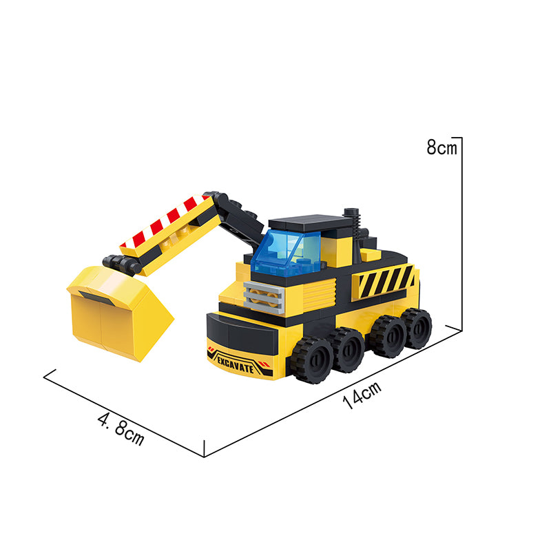 COGO One-To-Two Engineering Set Building Block Toys