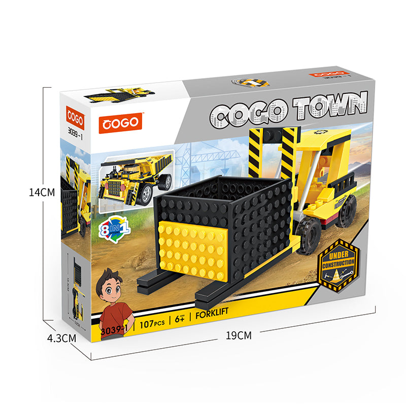 COGO One-To-Two Engineering Set Building Block Toys