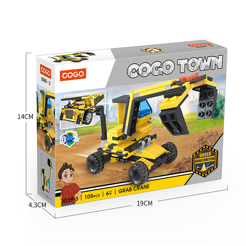 COGO One-To-Two Engineering Set Building Block Toys