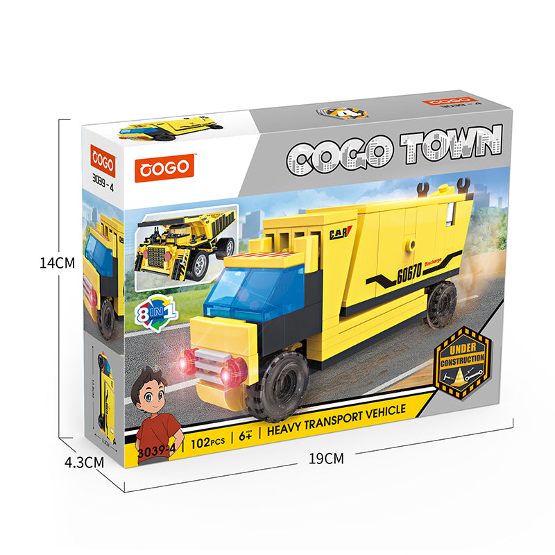 COGO One-To-Two Engineering Set Building Block Toys