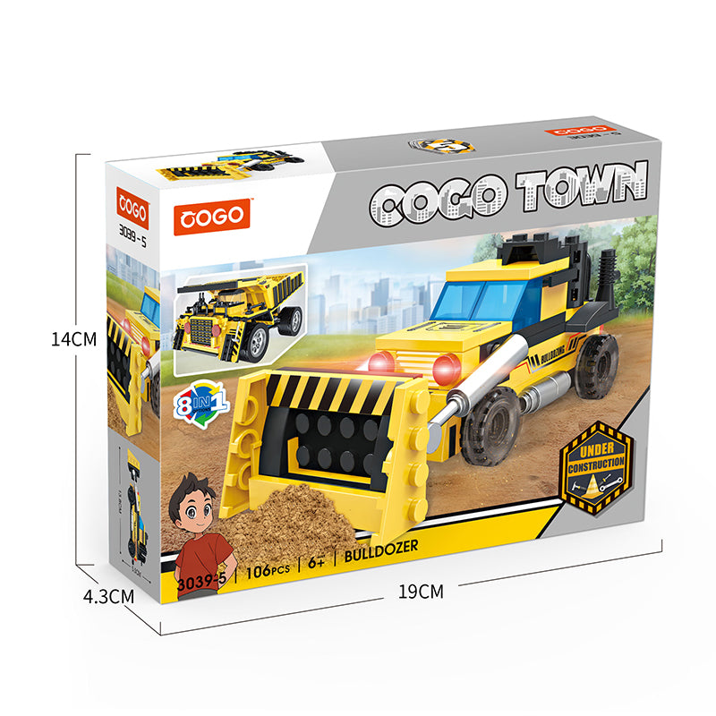 COGO One-To-Two Engineering Set Building Block Toys