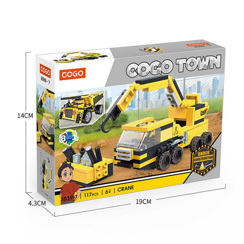 COGO One-To-Two Engineering Set Building Block Toys