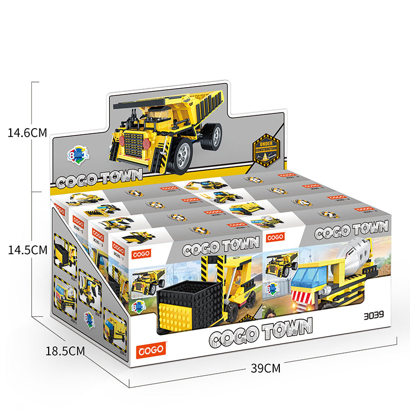 COGO One-To-Two Engineering Set Building Block Toys