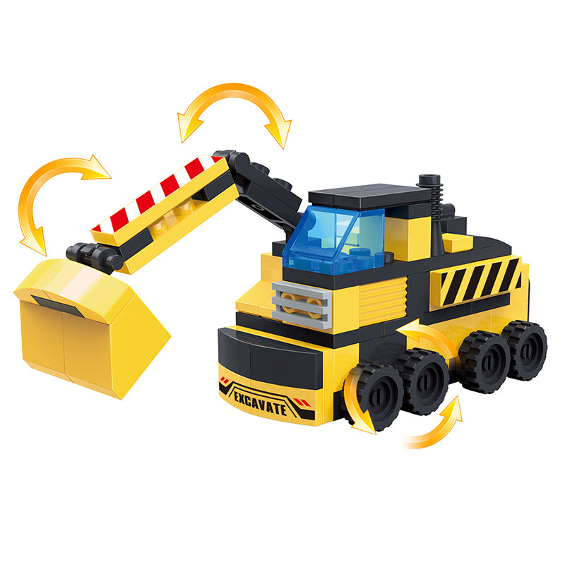 COGO One-To-Two Engineering Set Building Block Toys