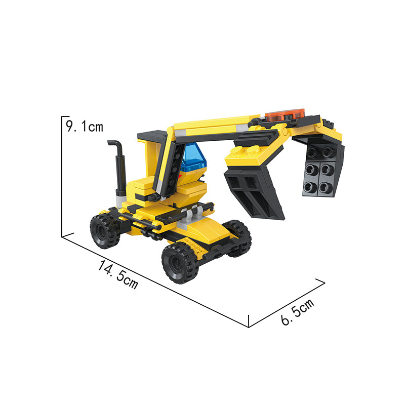 COGO One-To-Two Engineering Set Building Block Toys