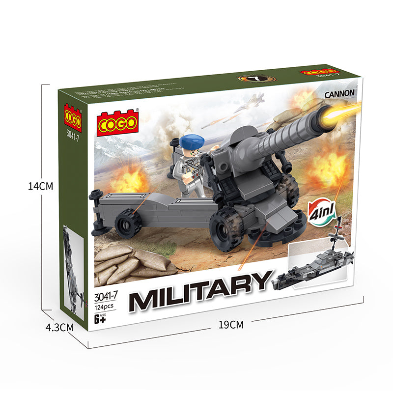 COGO One To Two Military Set Building Block Toys