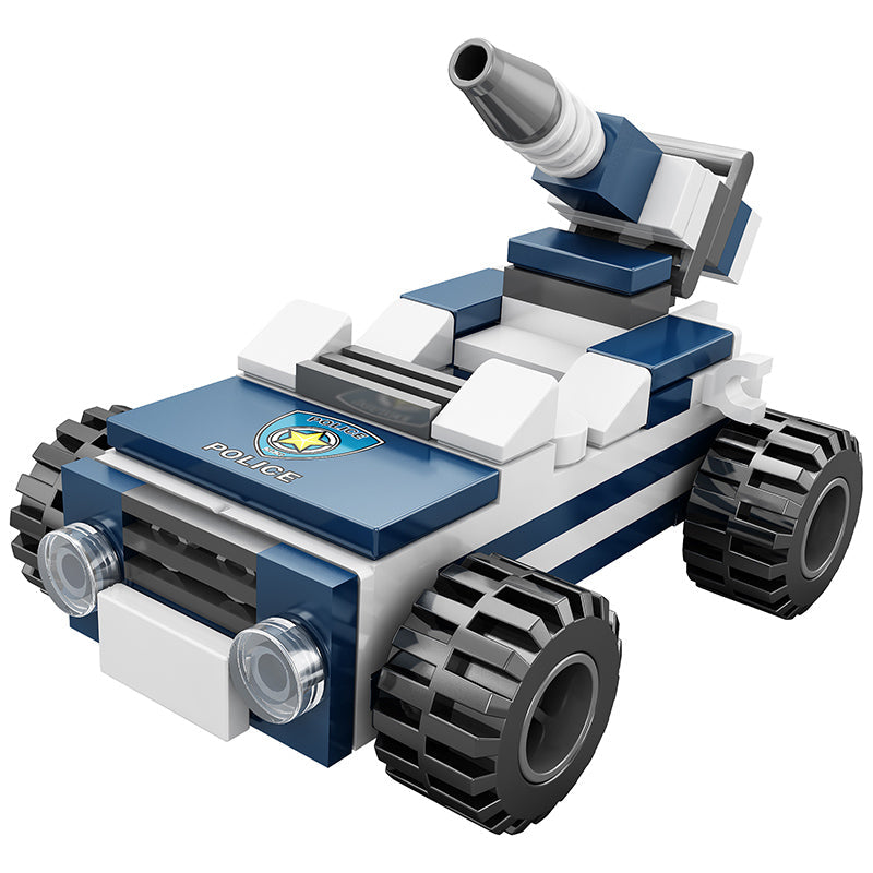 COGO 812PCS Eight-In-Three Changeable Chariot Building Block Toy