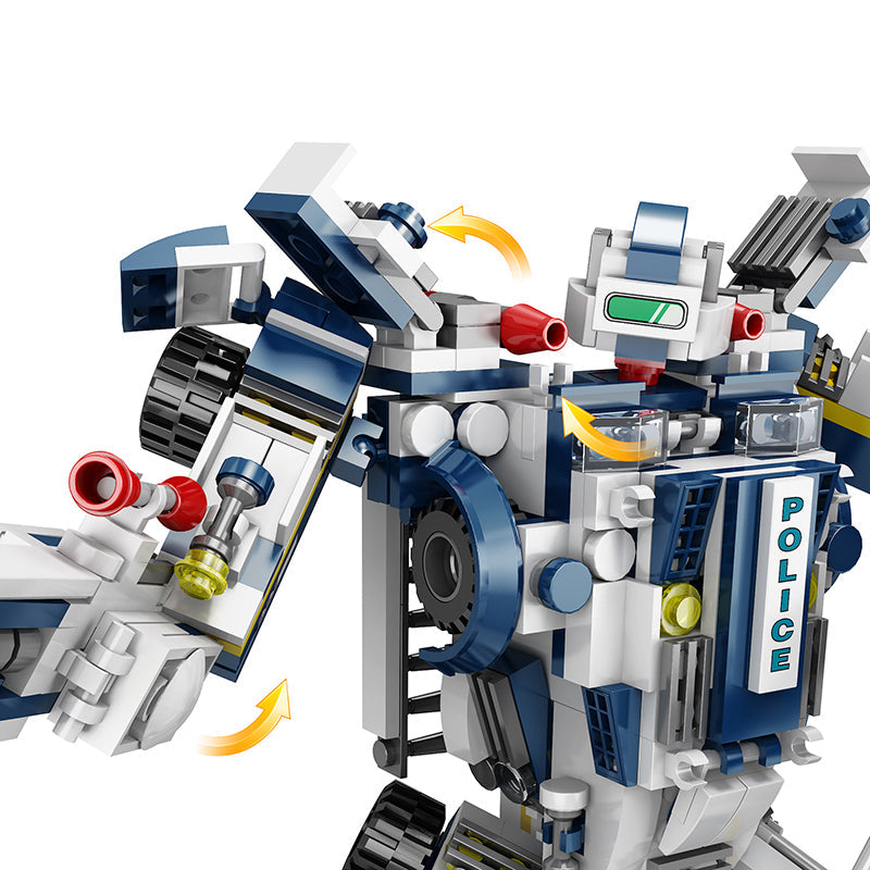 COGO 812PCS Eight-In-Three Changeable Chariot Building Block Toy