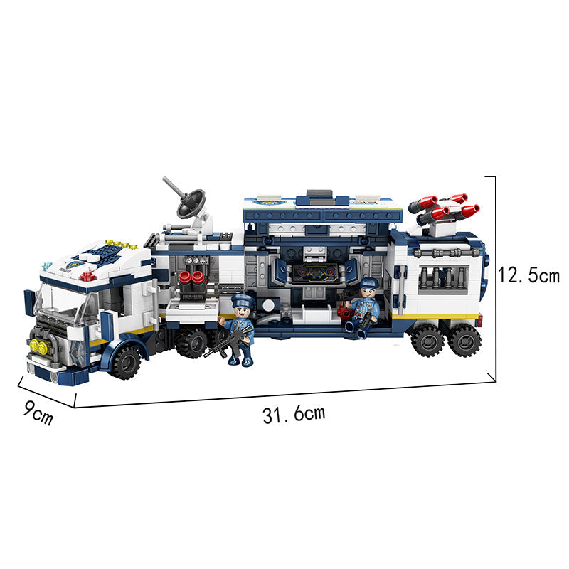 COGO 812PCS Eight-In-Three Changeable Chariot Building Block Toy