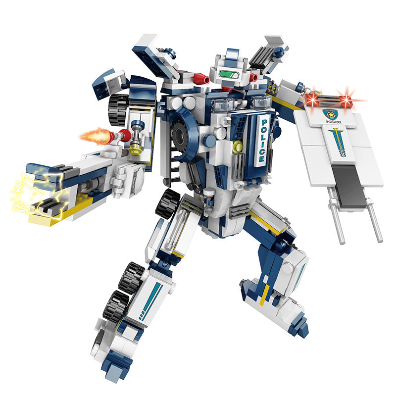 COGO 812PCS Eight-In-Three Changeable Chariot Building Block Toy