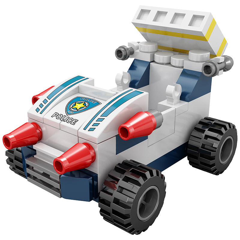 COGO 812PCS Eight-In-Three Changeable Chariot Building Block Toy