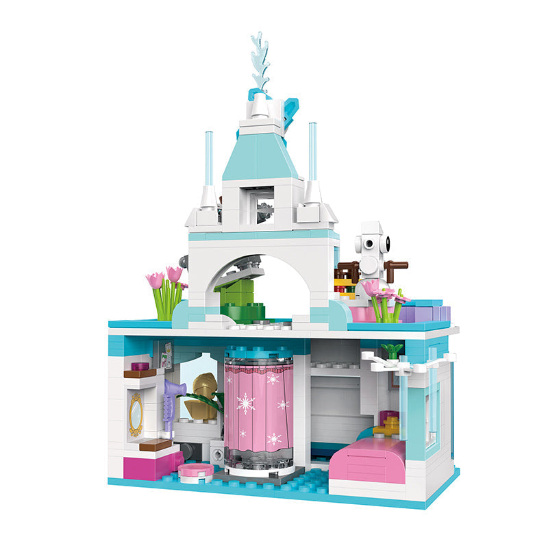 COGO 648PCS 4-In-1 Girls Creative Jewelry Box Building Block Toy