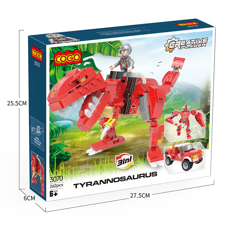 COGO 262PCS Creative 1 To 3 Building Block Toys