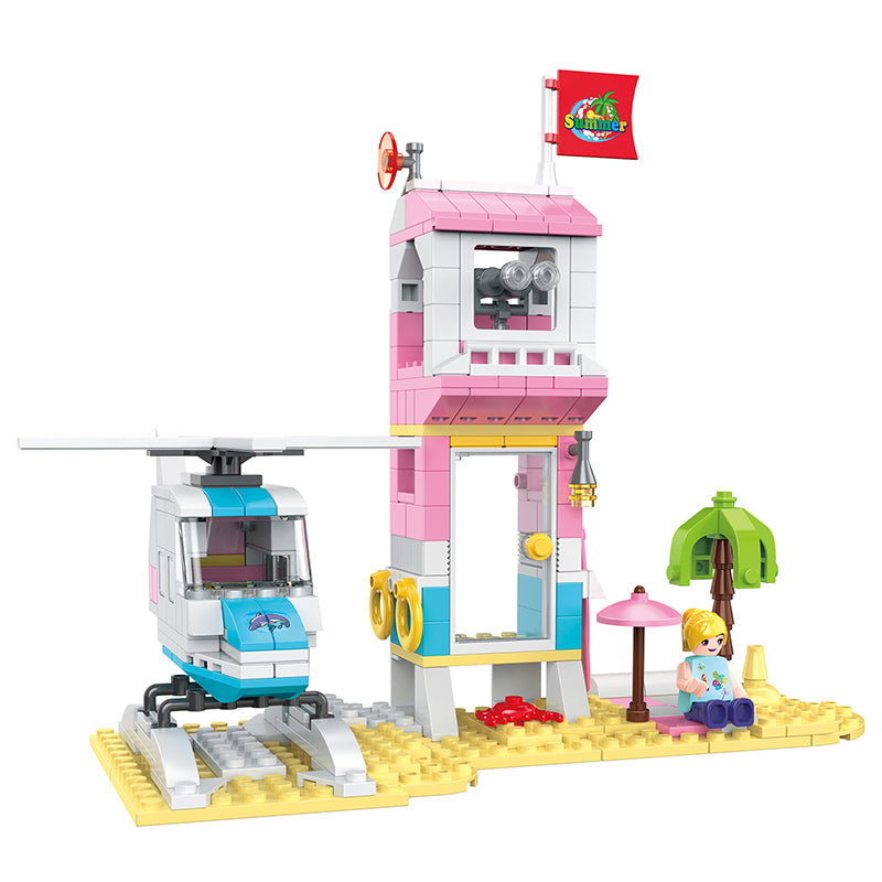 COGO 351PCS Creative 1 To 3 Girl Building Block Toys