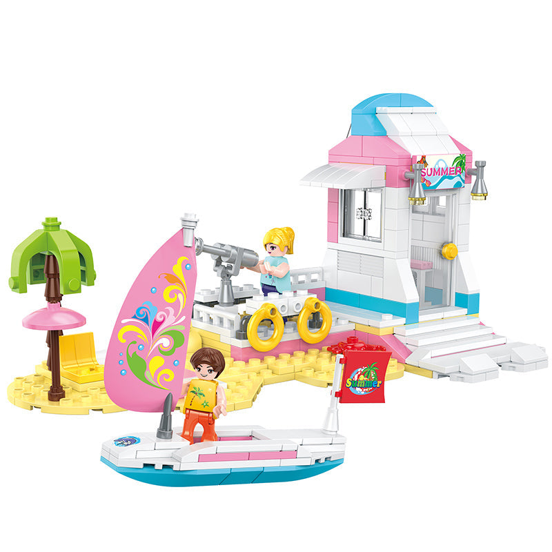 COGO 351PCS Creative 1 To 3 Girl Building Block Toys