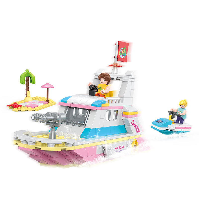 COGO 351PCS Creative 1 To 3 Girl Building Block Toys