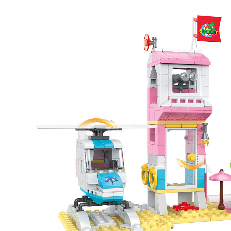 COGO 351PCS Creative 1 To 3 Girl Building Block Toys