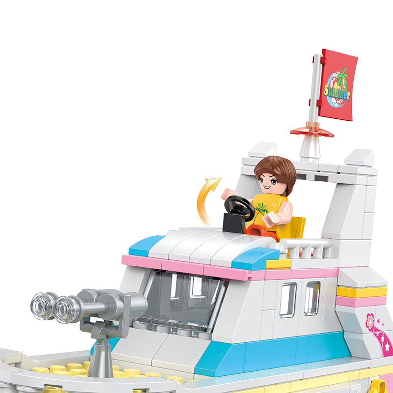 COGO 351PCS Creative 1 To 3 Girl Building Block Toys