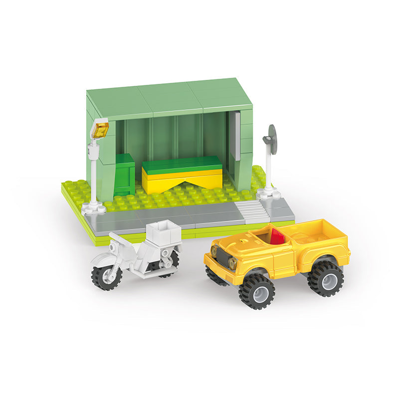 COGO 600PCS Freely Build DIY City Road Building Block Toys