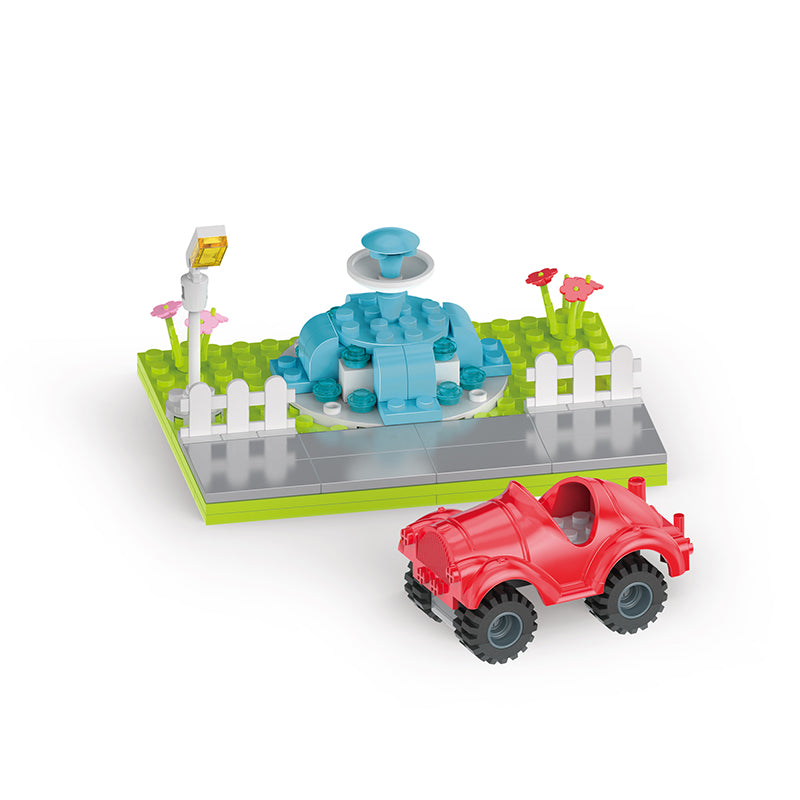 COGO 600PCS Freely Build DIY City Road Building Block Toys