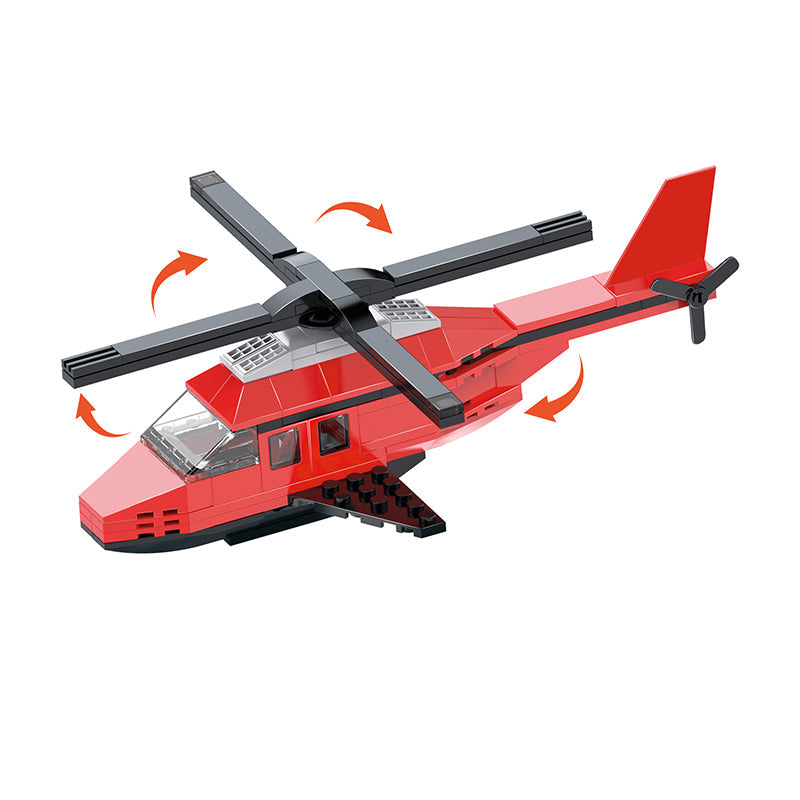 COGO 1200PCS Freely Build DIY Flight Building Block Toys