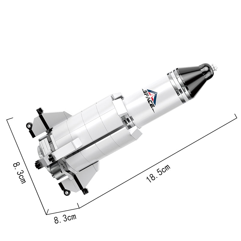 COGO 176PCS Space One To Three Space Rocket Building Block Toys