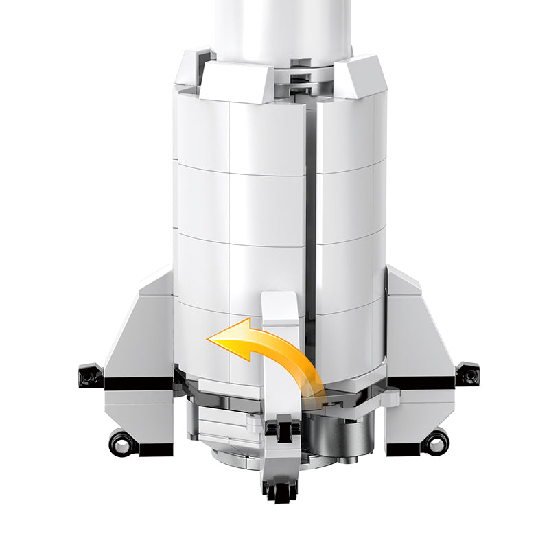COGO 176PCS Space One To Three Space Rocket Building Block Toys