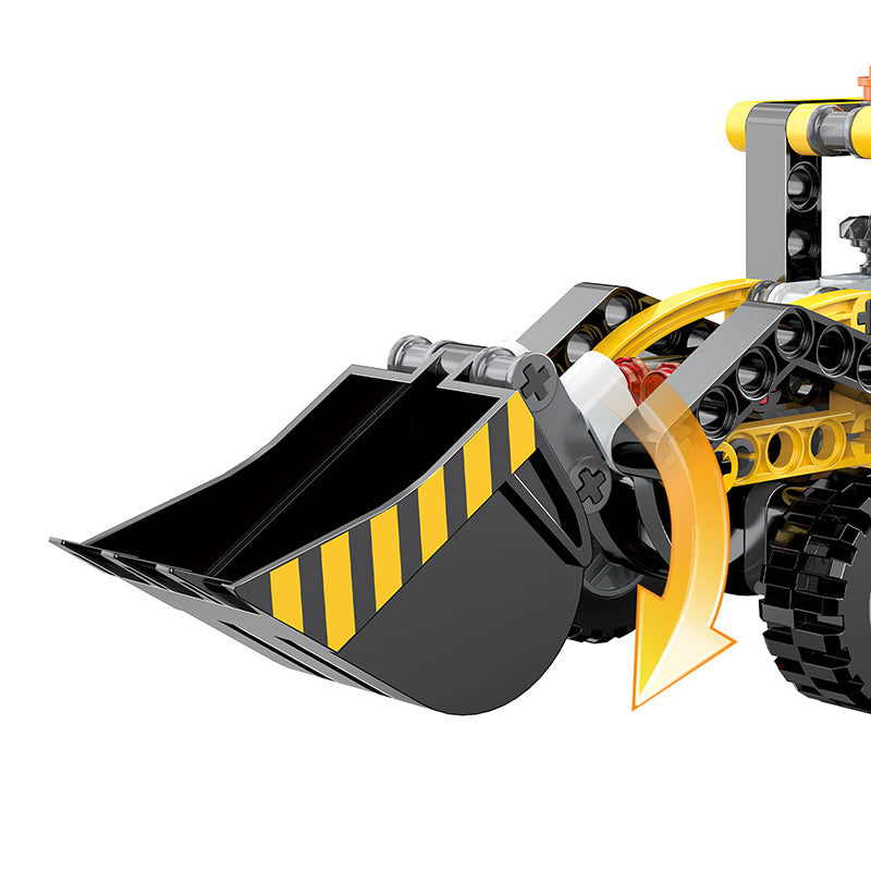 COGO 235PCS Creative And Changeable Engineering Vehicle Building Block Toys