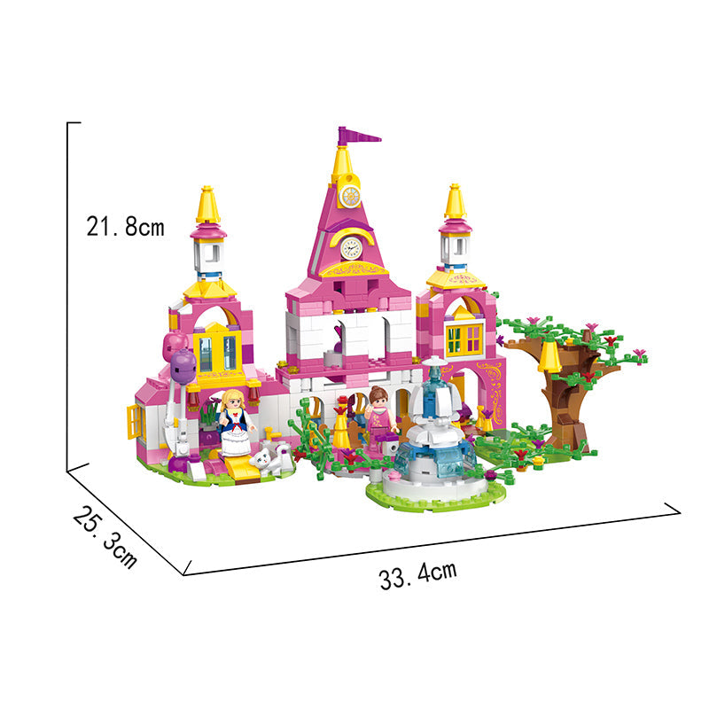 COGO 104-106PCS Princess Castle Building Block Toy
