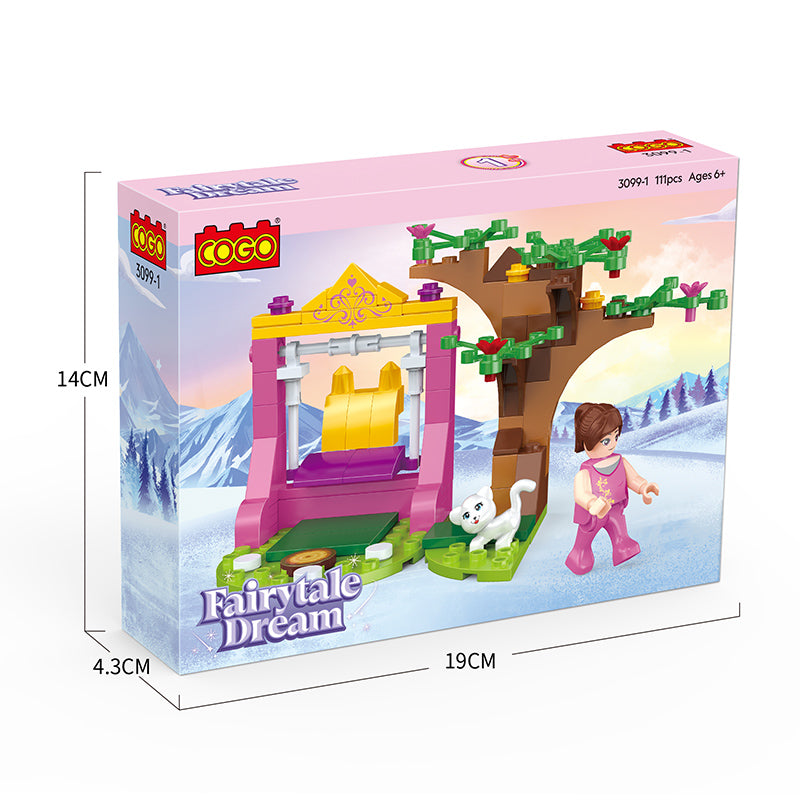 COGO 104-106PCS Princess Castle Building Block Toy