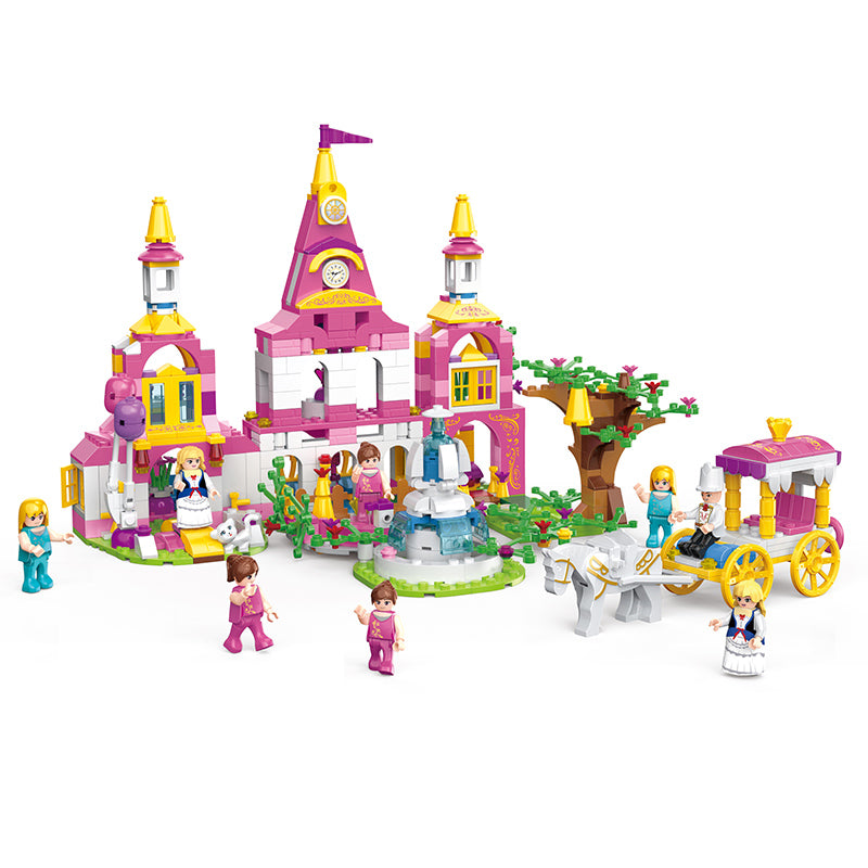 COGO 104-106PCS Princess Castle Building Block Toy