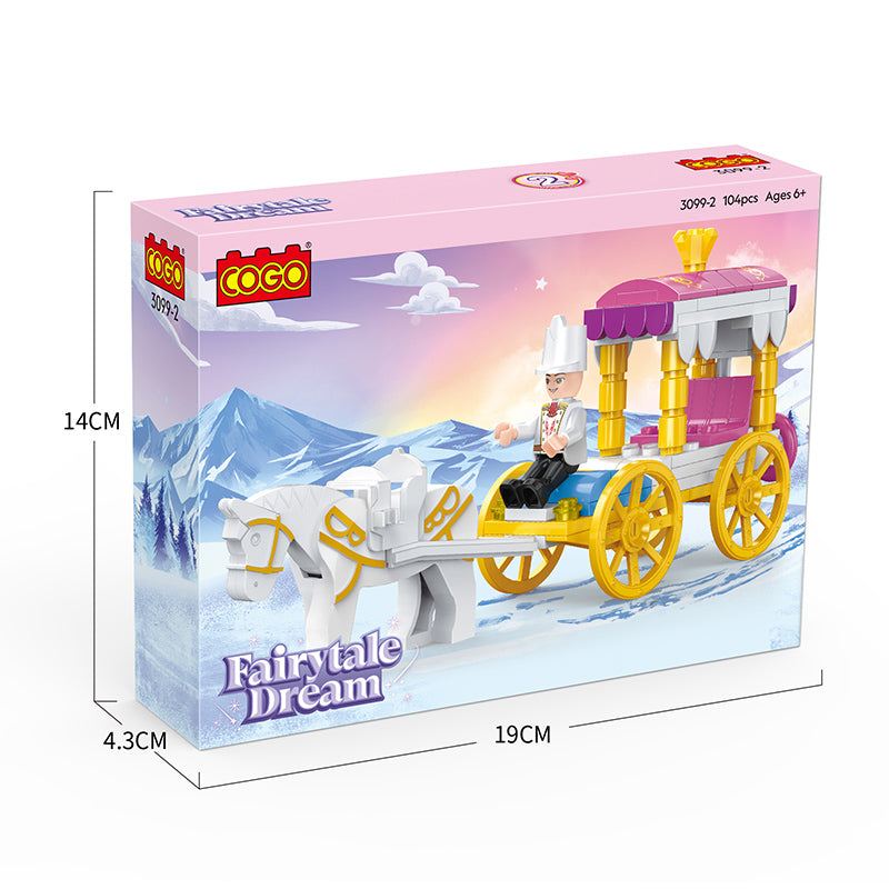 COGO 104-106PCS Princess Castle Building Block Toy