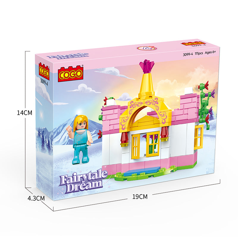 COGO 104-106PCS Princess Castle Building Block Toy
