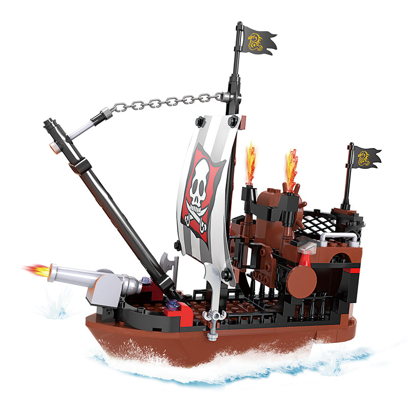 COGO 167PCS Pirate Pirate Ship Building Block Toys