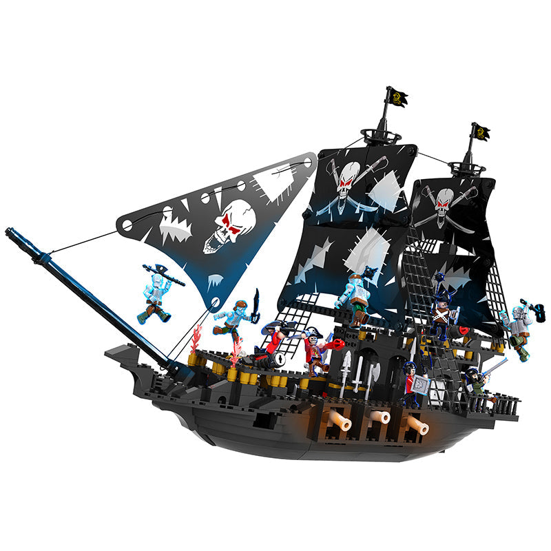 COGO 807PCS Pirate Pirate Ship Building Block Toys