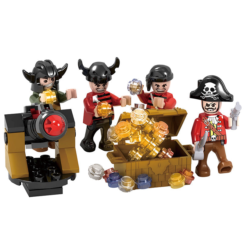 COGO 807PCS Pirate Pirate Ship Building Block Toys
